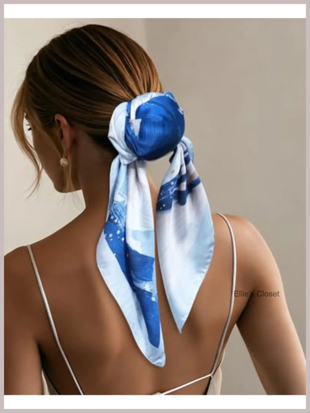 Silk-Like Satin Hair Scarf 27